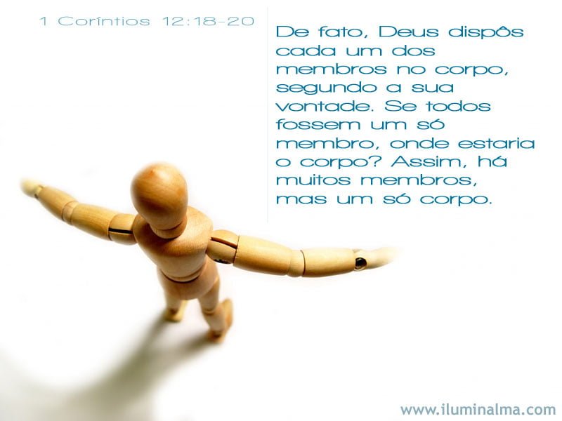 1 Coríntios 12:18-20