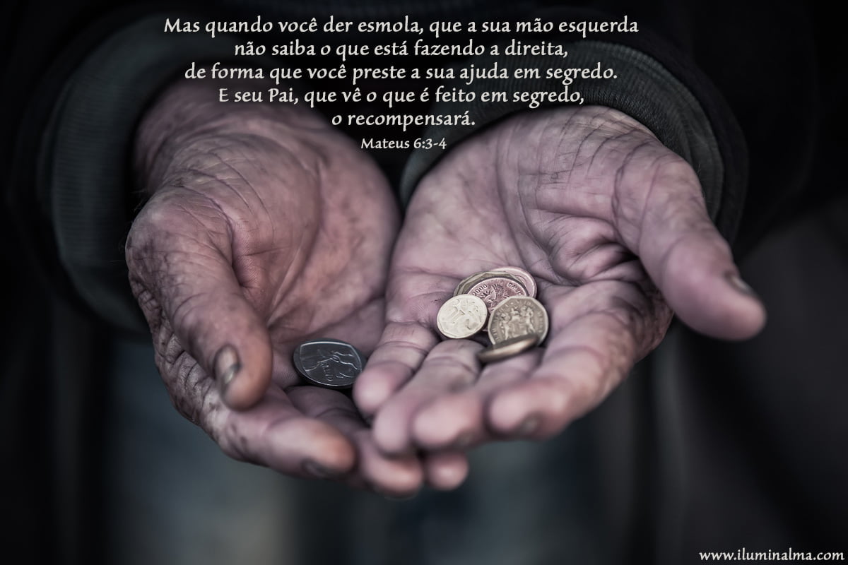 Mateus 6:3-4