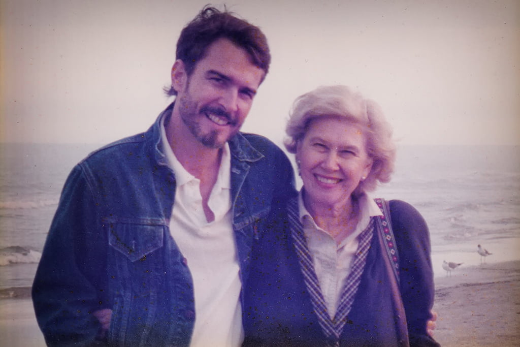 Última ida à praia antes da minha partida para o Brasil, 1986.
