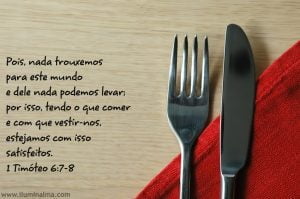 1 Timóteo 6:7-8