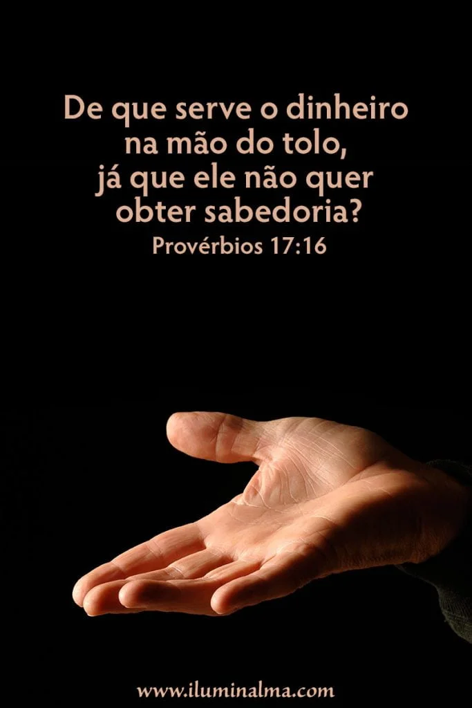 Provérbios 17:16