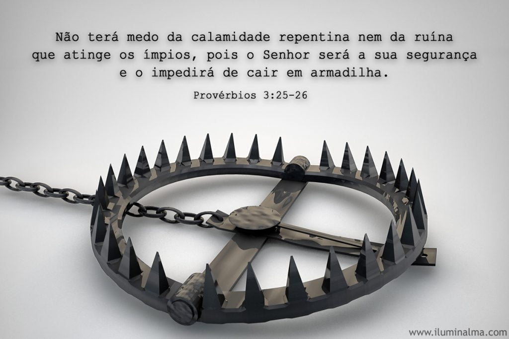 Provérbios 3:25-26